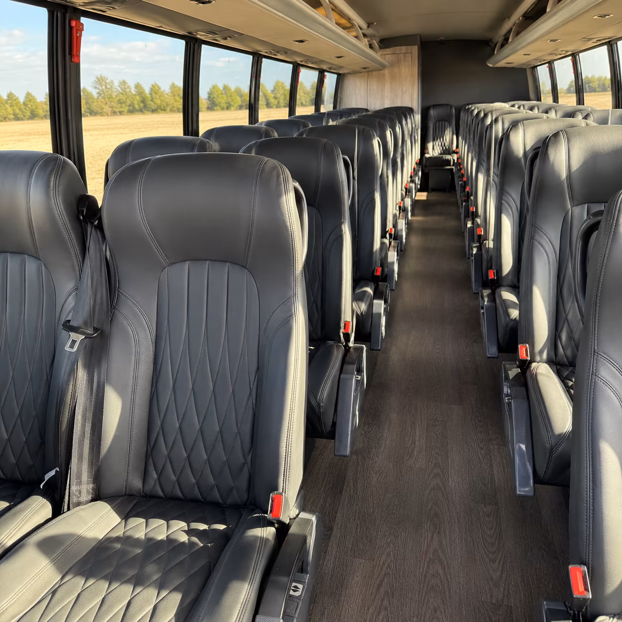 15-35 Passenger Minibus Interior