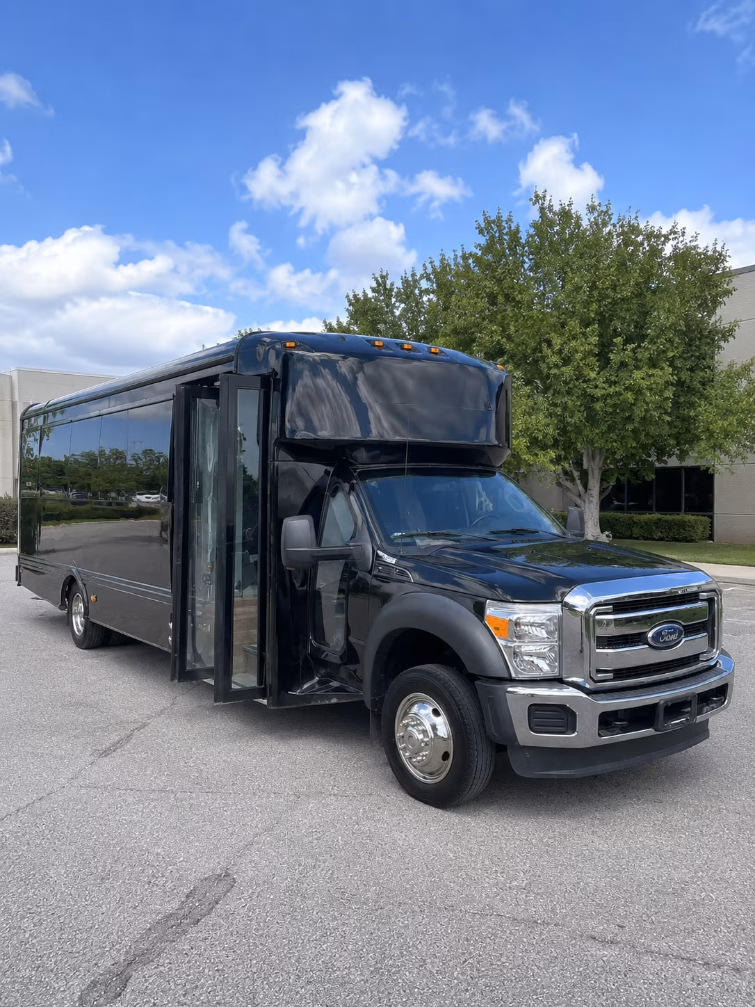 Passenger seating aboard a party bus rental serving Killeen
