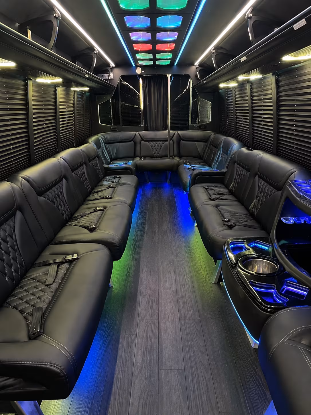 Killeen Bachelor & Bachelorette Transportation party bus exterior