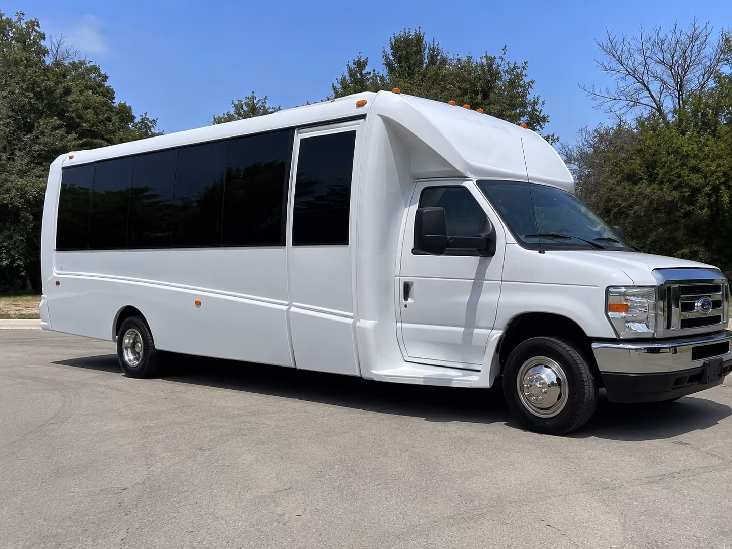 Killeen Private Event Transportation party bus exterior