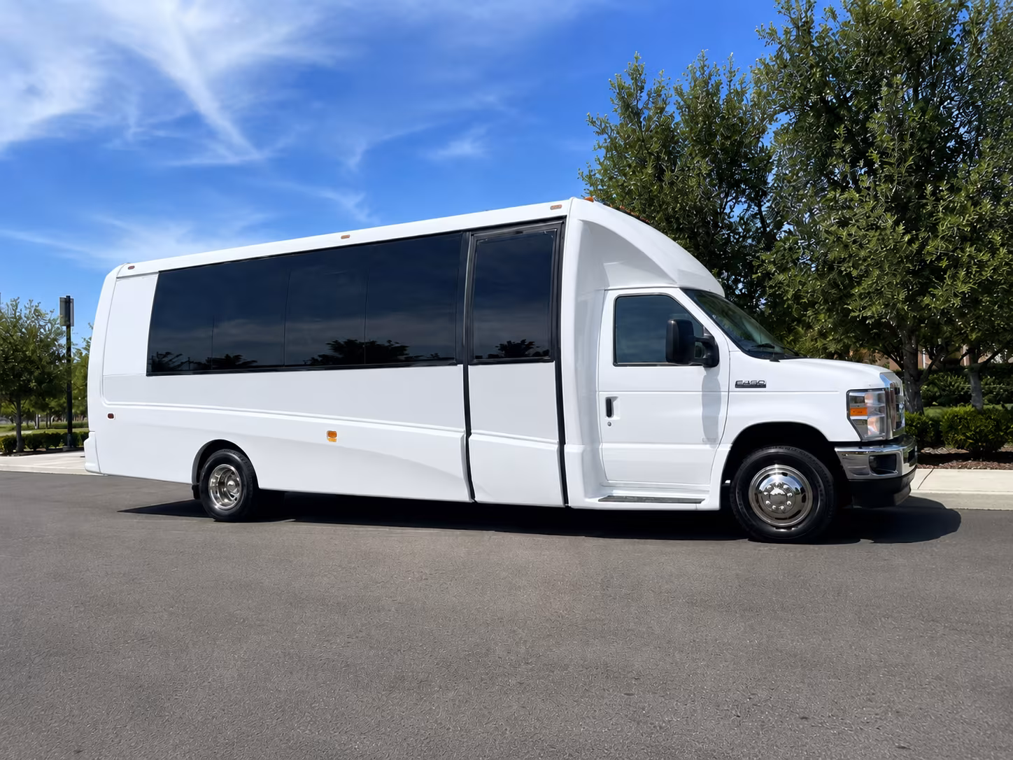 Killeen School Event Transportation party bus exterior