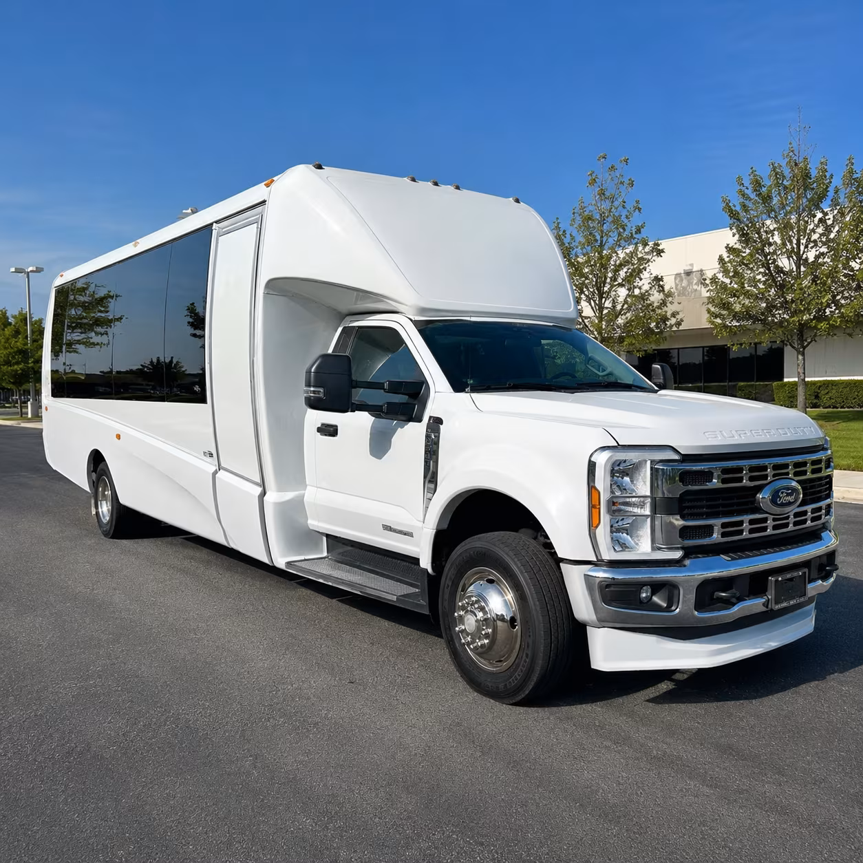 Killeen School Event Transportation party bus exterior