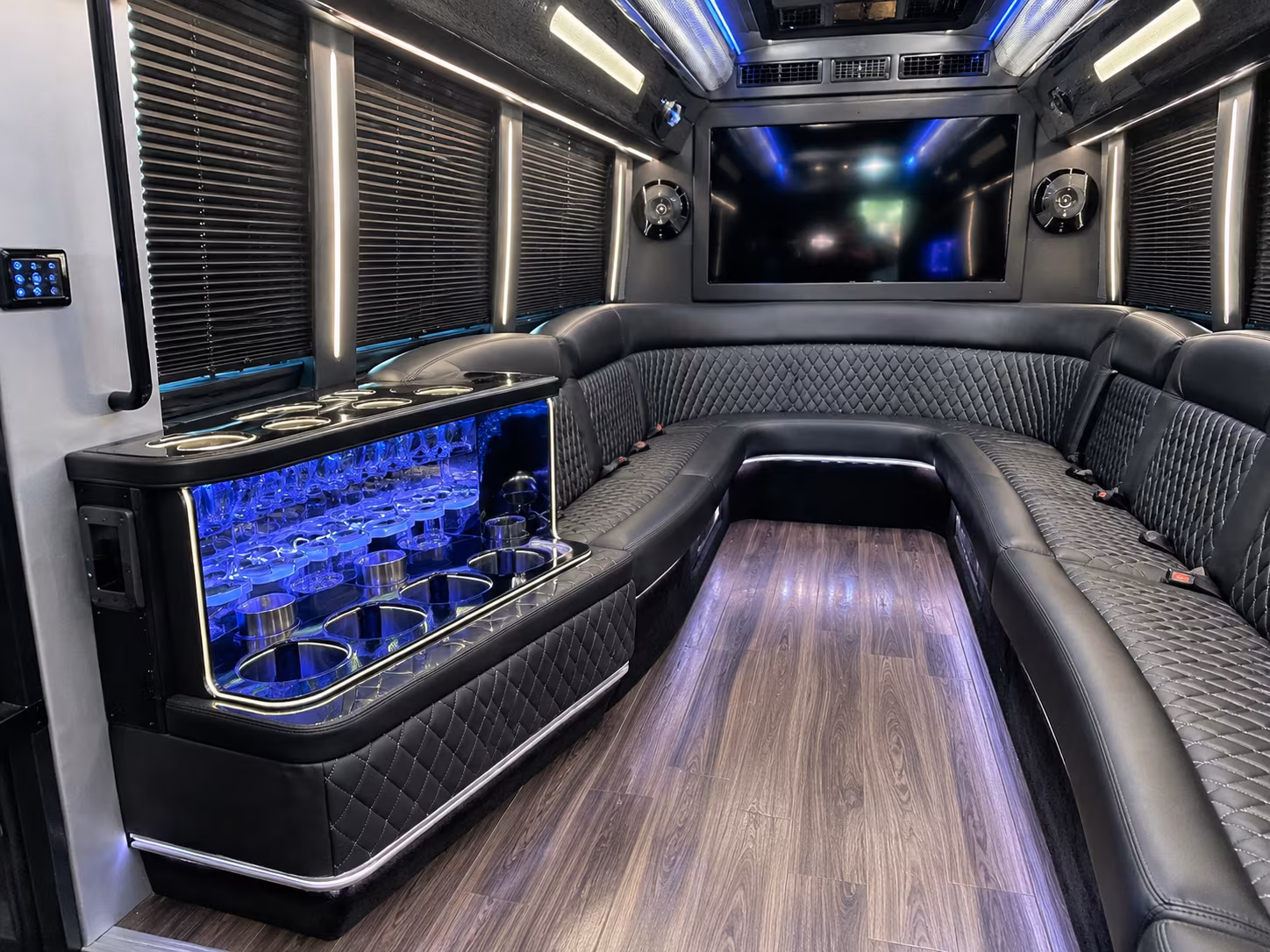 Killeen Sporting Event Transportation party bus exterior