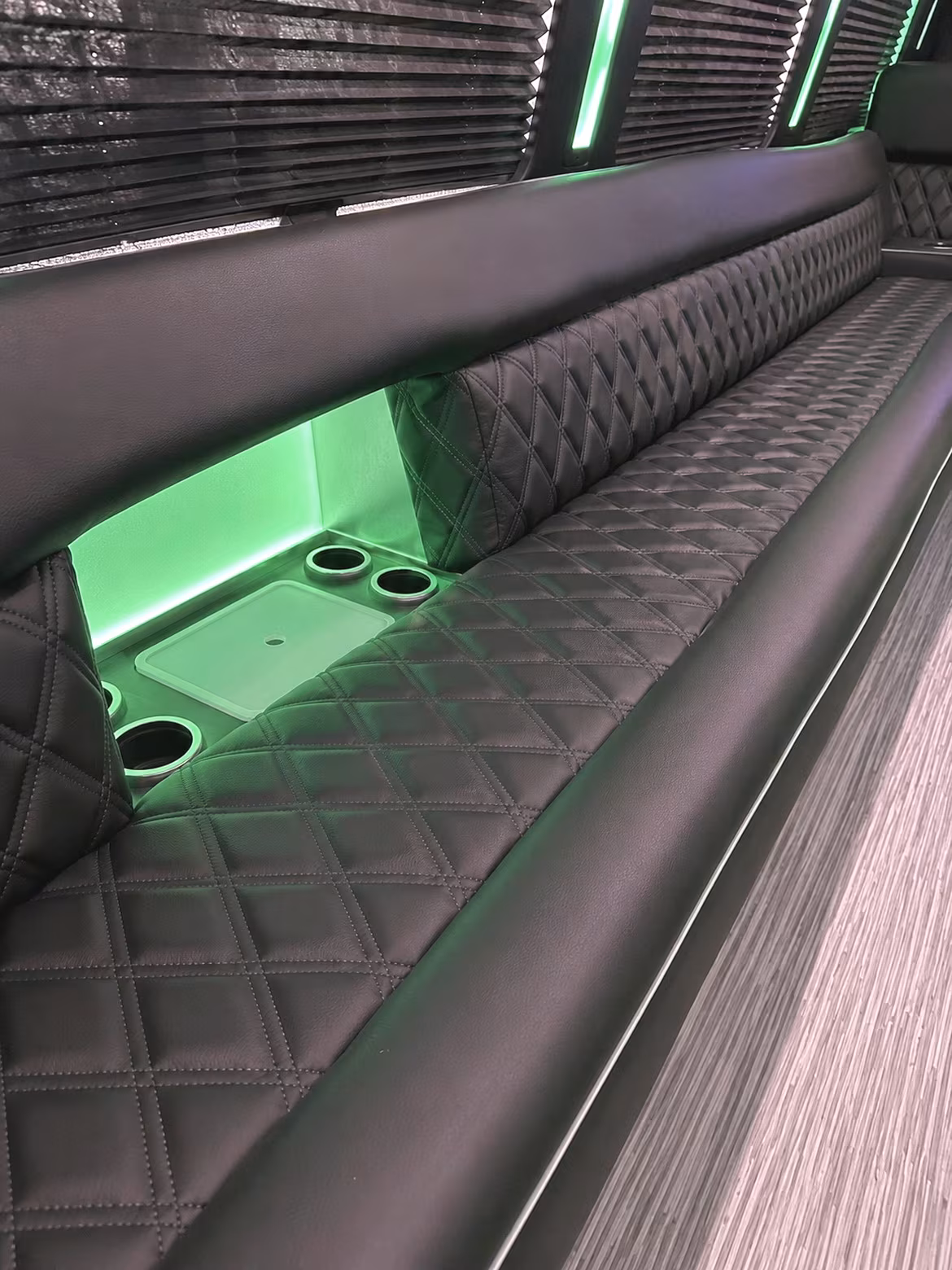 Killeen Sporting Event Transportation party bus interior