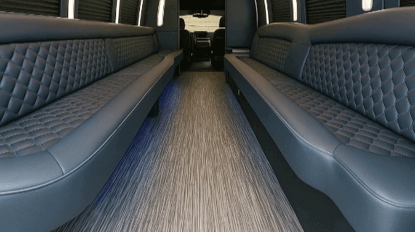 killeen 20 passenger party bus interior