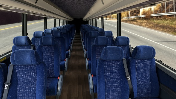 25 passenger minibus interior