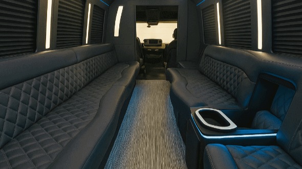 killeen 40 passenger party bus interior